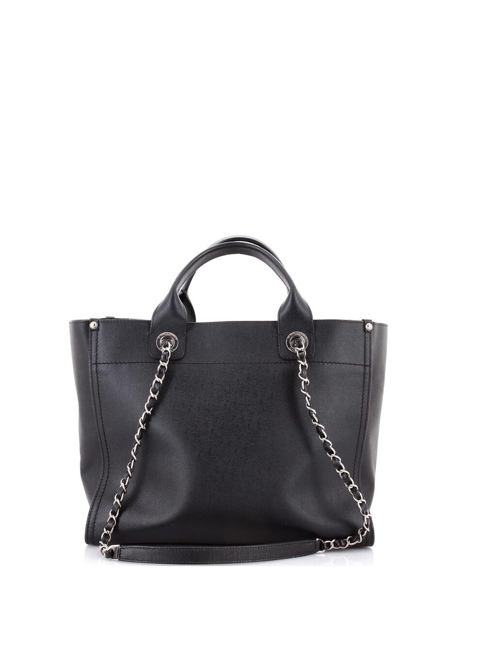 Chanel Deauville Tote Studded Caviar #301808C48B - Picture 3 of 7